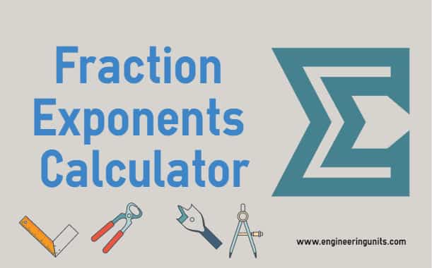 fraction exponents calculator