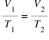charles law formula